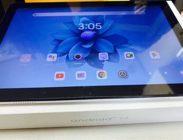 Android 14搭載 タブレット 10インチ ホワイト
