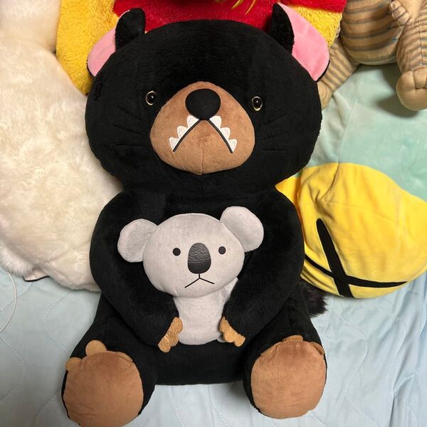 サンレモン ウォンバットさんたち おすわりぬいぐるみ(特大) デビルさん