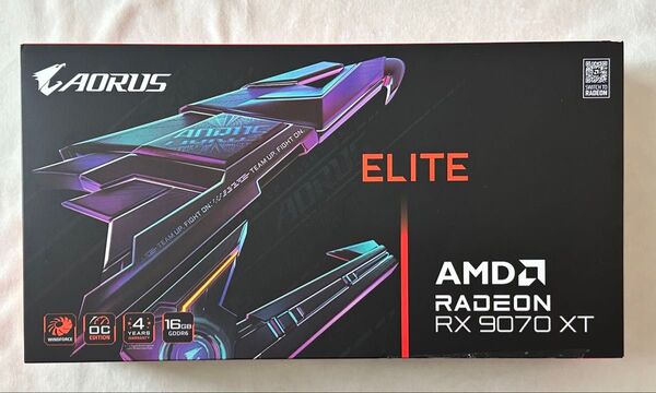 GIGABYTE AORUS ELITE AMD RADEON RX 9070 XT OC 16GB GDDR6