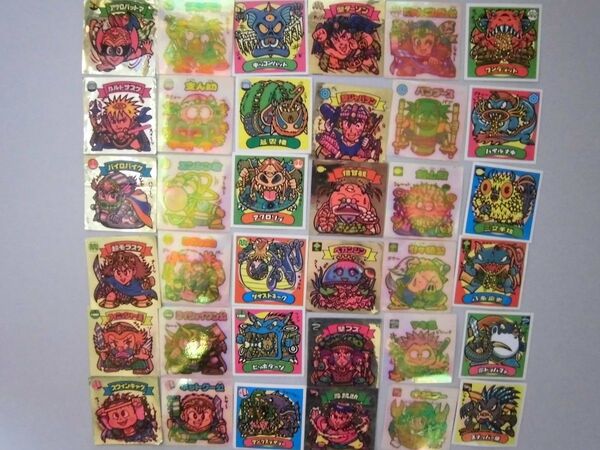 旧ビックリマン17弾3すくみセットコンプ36枚
