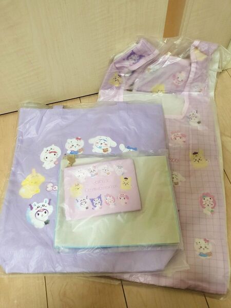 ちいかわ サンリオ バッグ&ポーチセット