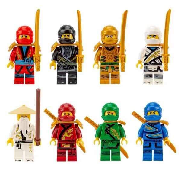 レゴ互換 ニンジャゴー フィギュア 8体セット