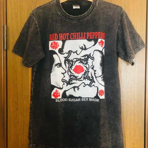 レッドホットチリペッパーズ L バンドTシャツ ロックTシャツ ブラック .