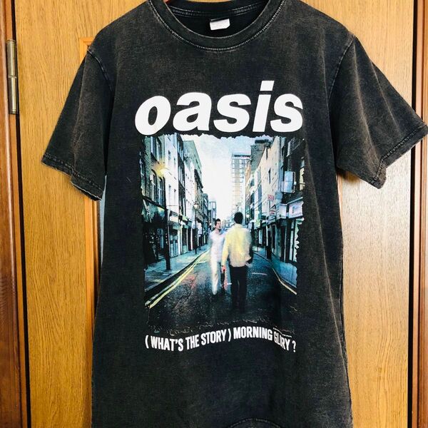オアシス oasis モーニンググローリー L バンドTシャツ ロックTシャツ ブラック