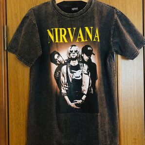 ニルヴァーナ Nirvana L バンドTシャツ ロックTシャツ ブラック ,