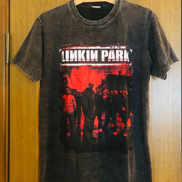 リンキン・パーク LINKIN PARK L バンドTシャツ ロックTシャツ ブラック