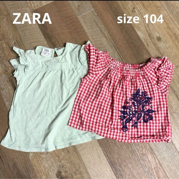 ザラ ZARA 半袖 Tシャツ 女の子 104 子供服 キッズ まとめ売り 3歳 半袖 半袖Tシャツ トップス 4歳
