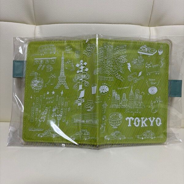 【新品】HOBONICHI LIFE BOOK 手帳カバー&カバーオンカバーTokyoセット グリーンクリアー