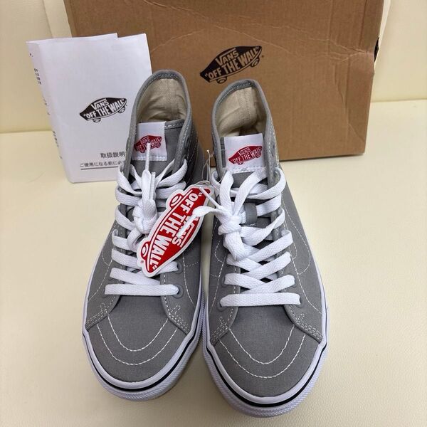 【新品】VANS バンズ スケートハイデコンDX DECON ハイカットグレー 23cm