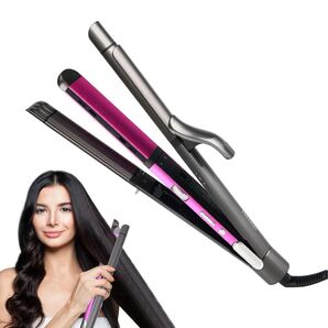 ヘアアイロン 3way ストレート 32mmカール パーマ 急速加熱 海外対応 美容家電
