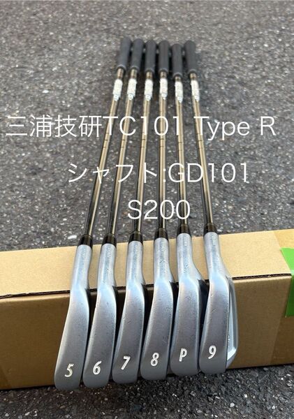 三浦技研TC-101 TypeR 5〜P 6本 DG105 S200