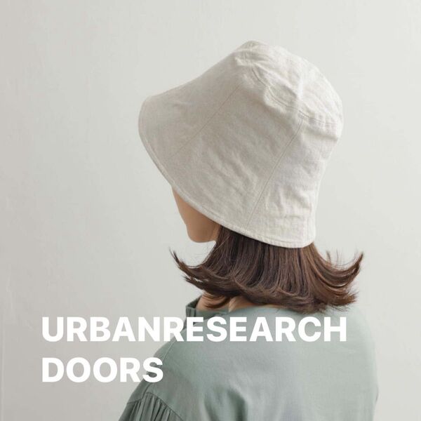 URBANRESEARCH DOORSコットンリネンパネルハット