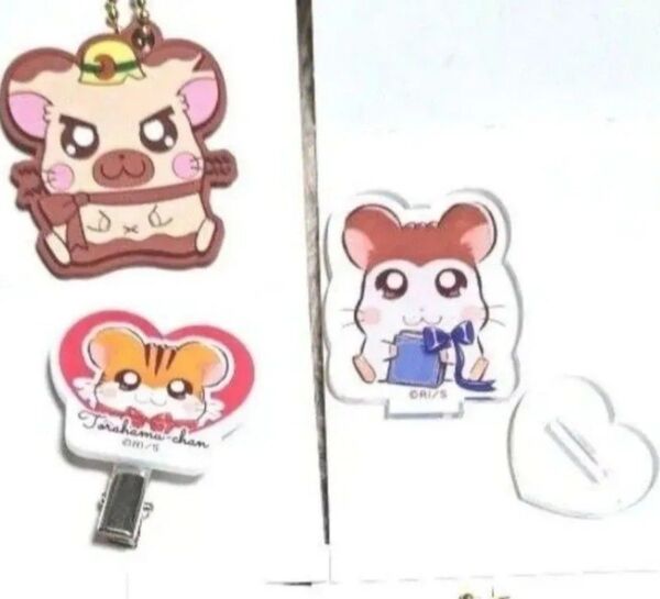 タイショーくん ラバーキーホルダーのっぽくん アクリルスタンドトラハムちゃん ヘアクリップ ダイソー ハム太郎 セリア