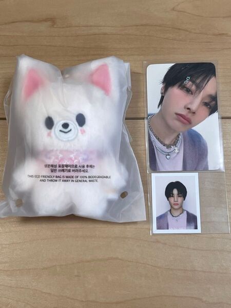 スキズ SKZ 5'CLOCK SKZOO 10cm ぬいぐるみ フォクシニー 購入特典トレカ IDフォト アイエン
