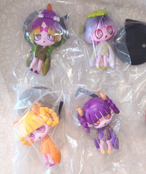 VIRUSWEETS Figure Collection ウイルスイーツ フィギュア コレクション〜甘味処〜ガシャポン 4個セット