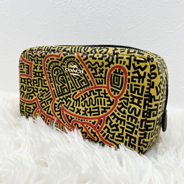 COACH Disney×Keith Haring ポーチ コラボ ミッキー コーチ ディズニー キースヘリング