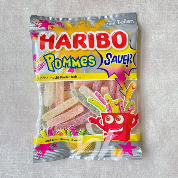 HARIBO【日本未販売】pommes saver 175g フライドポテト ハードグミ