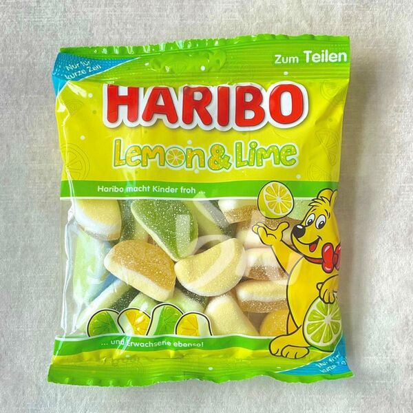 HARIBO 【日本未販売】Lemon & Lime 160g レモンライムグミ