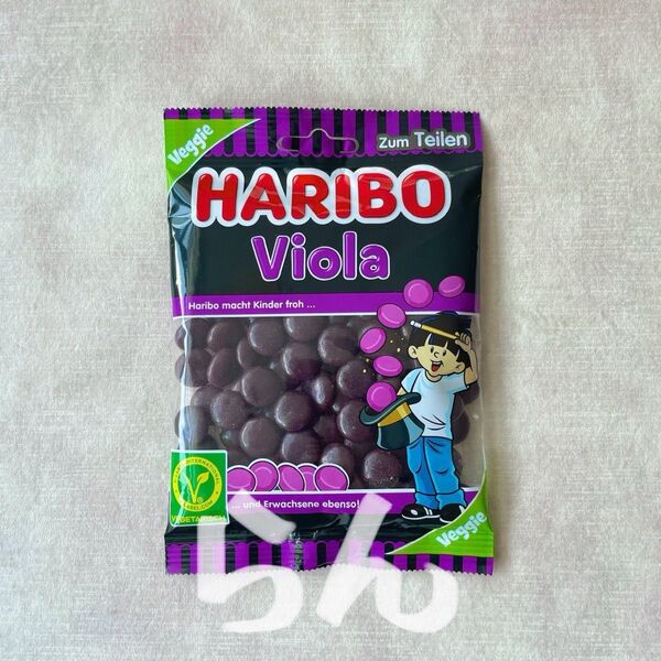 HARIBO【日本未販売】viola 125g リコリス ベジタリアン ラクリッツ 黒いグミ ハリボーグミ