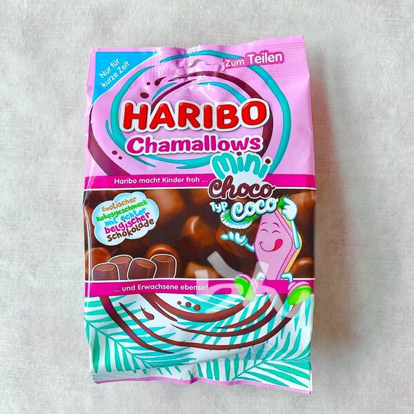 HARIBO【日本未販売】chamallows choco typ coco ココナッツ チョコマシュマロ ソフトキス