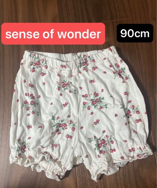 【sense of wonder】ベビー ブルマ ショートパンツ 90 cm いちご 花柄
