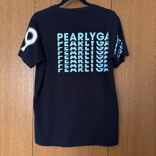 パーリーゲイツ 半袖Tシャツ サイズ4 M ネイビー メンズ ゴルフウェア PEARLYGATES
