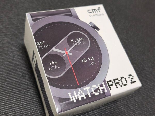 【新品未使用】cmt by Nothing WATCH PRO 2 スマートウォッチ ダークグレー 箱凹みあり