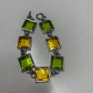 スクエアビジューブレスレット
