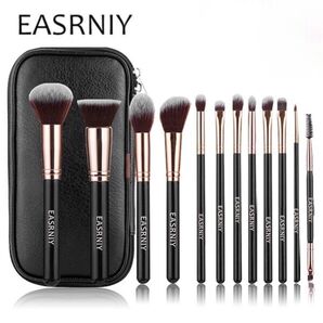 EASRNIY化粧ブラシ メイクブラシセット化粧筆 高級繊維毛 専用ポーチ付 化粧筆 ファンデーションブラシ 未使用