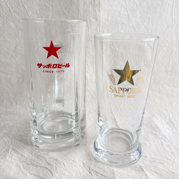 昭和レトロ SAPPOLO サッポロビールジョッキ タンブラー アルコールグラス