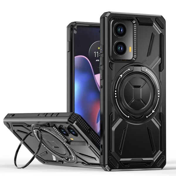 Motorola Edge 50 Pro/Edge 50s Pro用 回転リング付き 耐衝撃ケース