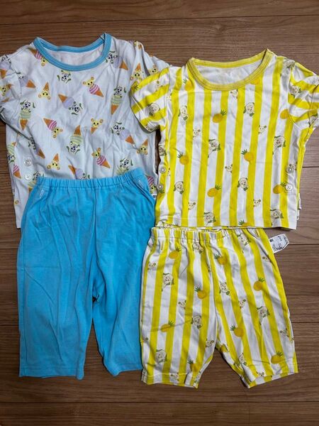 UNIQLO ユニクロ 半袖パジャマ いないいないばあ ワンワン うーたん 80 100