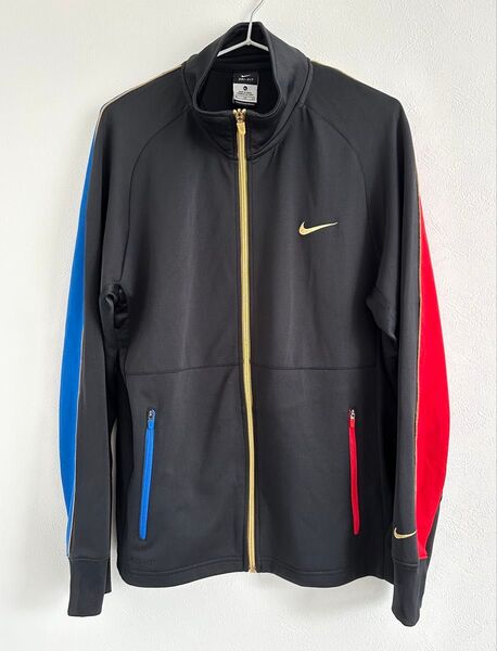 NIKE ナイキ DRI-FIT ジップアップジャージ XL 金 トラックジャケット