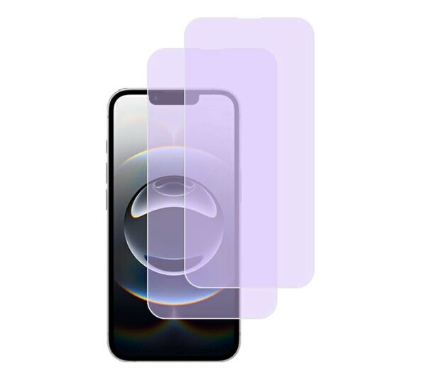 2枚入り iPhone15、16、15プロ6.1inchガラスフィルム ブルーライトカット全面保護 液晶保護 覗き見防止