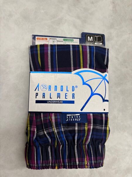 アーノルドパーマー トランクス アンダーウェア Mサイズ 前開き チェック 下着 パンツ