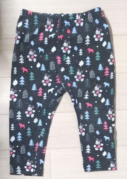 ユニクロ ミッキー レギンス 80cm