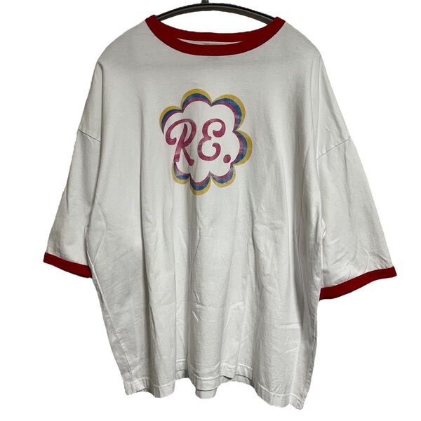 RE. アールイードット リンガーロゴTシャツ 仲里依紗 初期販売分 日本製