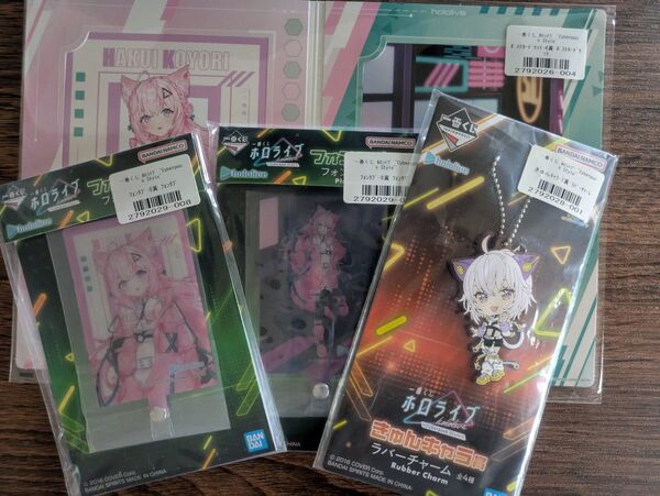 ホロライブ 一番くじ 博衣こより 猫又おかゆ ポスカ フォンタブ きゅんキャラ 4点セット