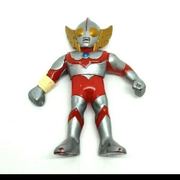 闘士激伝 隊長ウルトラマン ソフビ フィギュア レア レトロ フィギュア 当時物 昭和レトロ