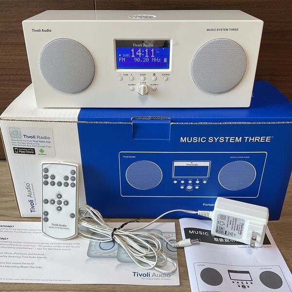 Tivoli Audio MUSIC SYSTEM THREE ホワイト