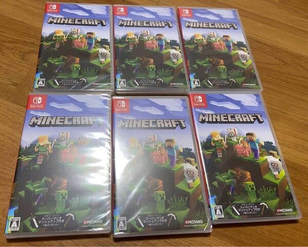Switch マインクラフト Nintendo ニンテンドースイッチ ソフト Minecraft ゲームソフト 6本セット