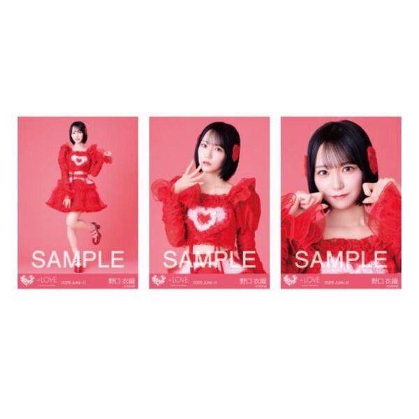 =LOVE とくべチュ、して歌唱衣装② 生写真 コンプ イコラブ 野口衣織