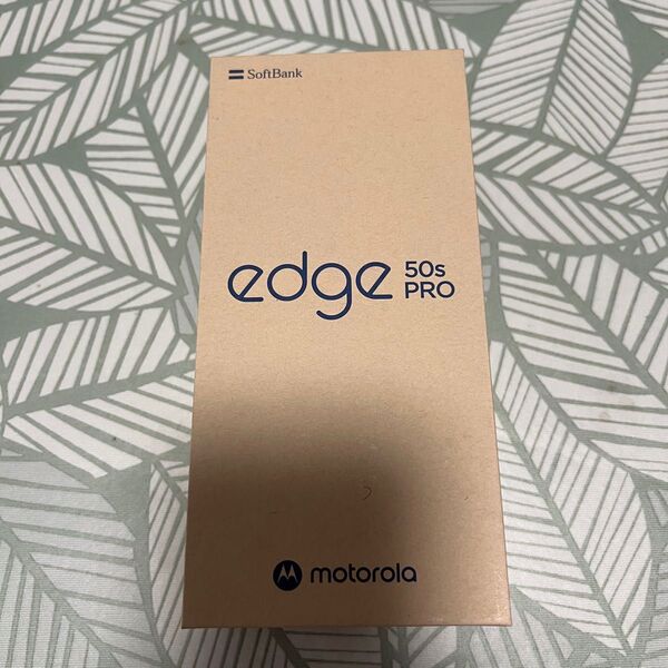 Motorola edge 50s PRO SoftBank版 新品・未使用