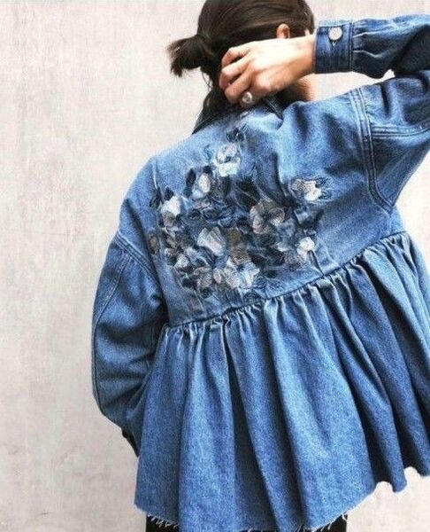 クラネ CLANE EMBROIDERY DENIM JACKET 花柄 刺繍 エンブロイダリー デニム ジャケット