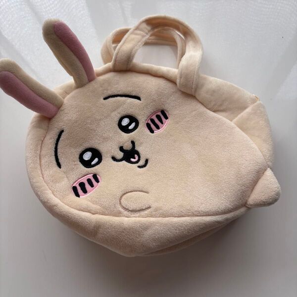 ちいかわ ふわふわバッグ 寝そべり うさぎ プライズ品 ミニバック クリーム色 未使用