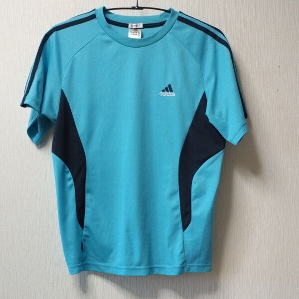 adidas 半袖Tシャツ メンズL ターコイズブルー スポーツウェア