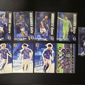 サッカー日本代表チップスカード 9枚まとめ