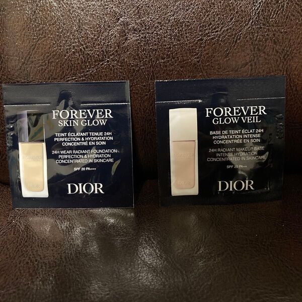 ディオールスキン フォーエヴァーフルイドグロウ&グロウヴェール 2点 DIOR ディオール サンプル