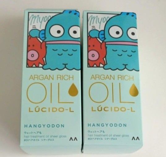 ハンギョドン 輝くツヤ髪 ヘアオイル2本 SANRIO サンリオコラボ シアーグロスN ルシードエル 新品 箱入 送料込 #EX