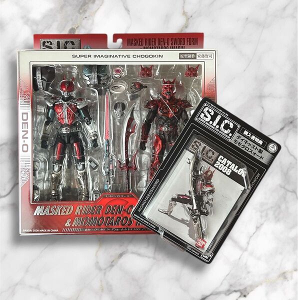 【未開封】S.I.C. 仮面ライダー電王 ソードフォーム & モモタロス イマジン + 【初回購入者特典】モモタロスォード